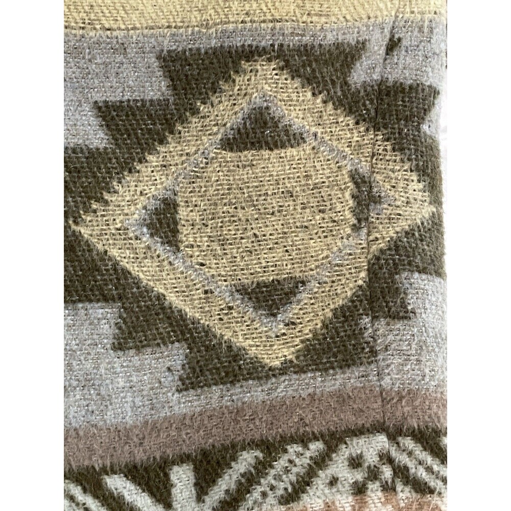 Maurizio Ramani VTG Southwest Aztec Tapestry Jacket XL Wool Blend Made in USA - Picture 6 of 16
